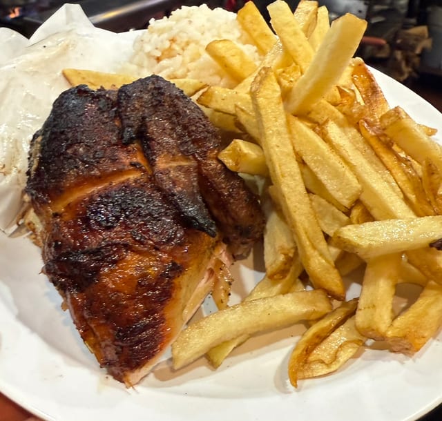 1/4 Chicken W/ Two Sides.
