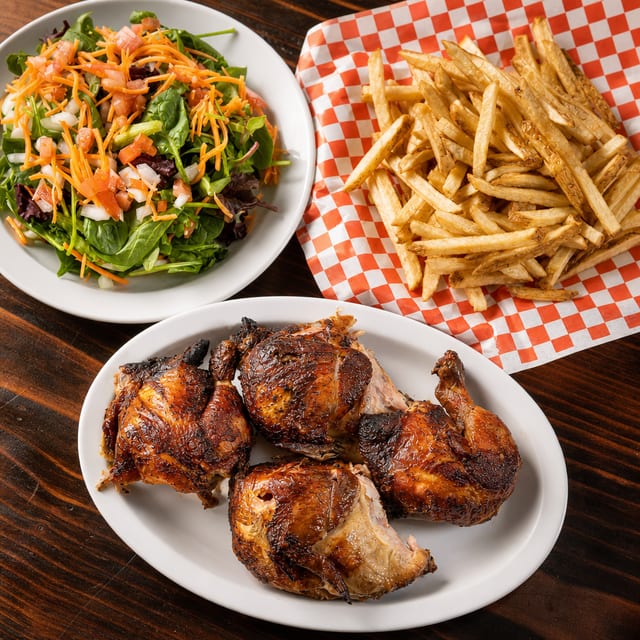 1 Whole Chicken, Two Large Sides Special.
